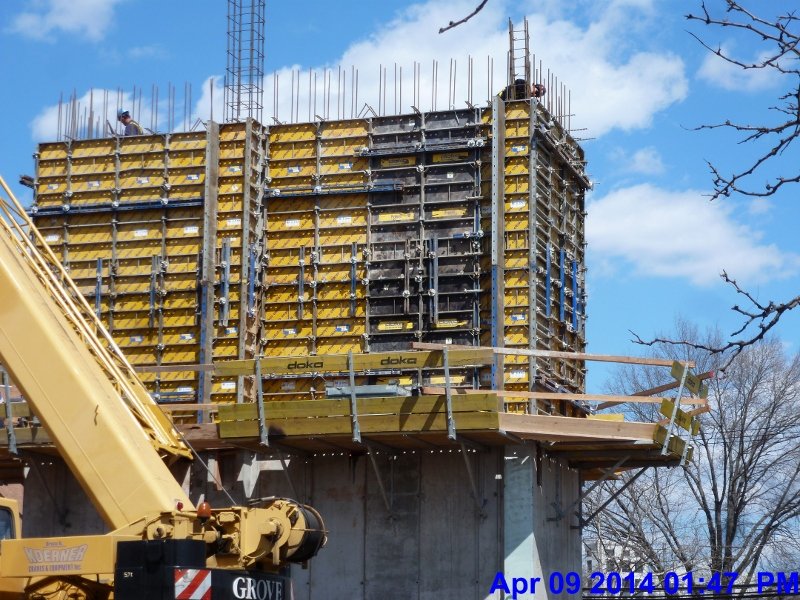 Securing the Shear wall panels at Elev. 1,2,3 2nd floor Facing East (800x600)